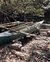 Canoe on bank of river - WASABI project