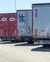 Lorries in a car park